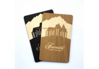 Contactless Wood Hotel key Cards