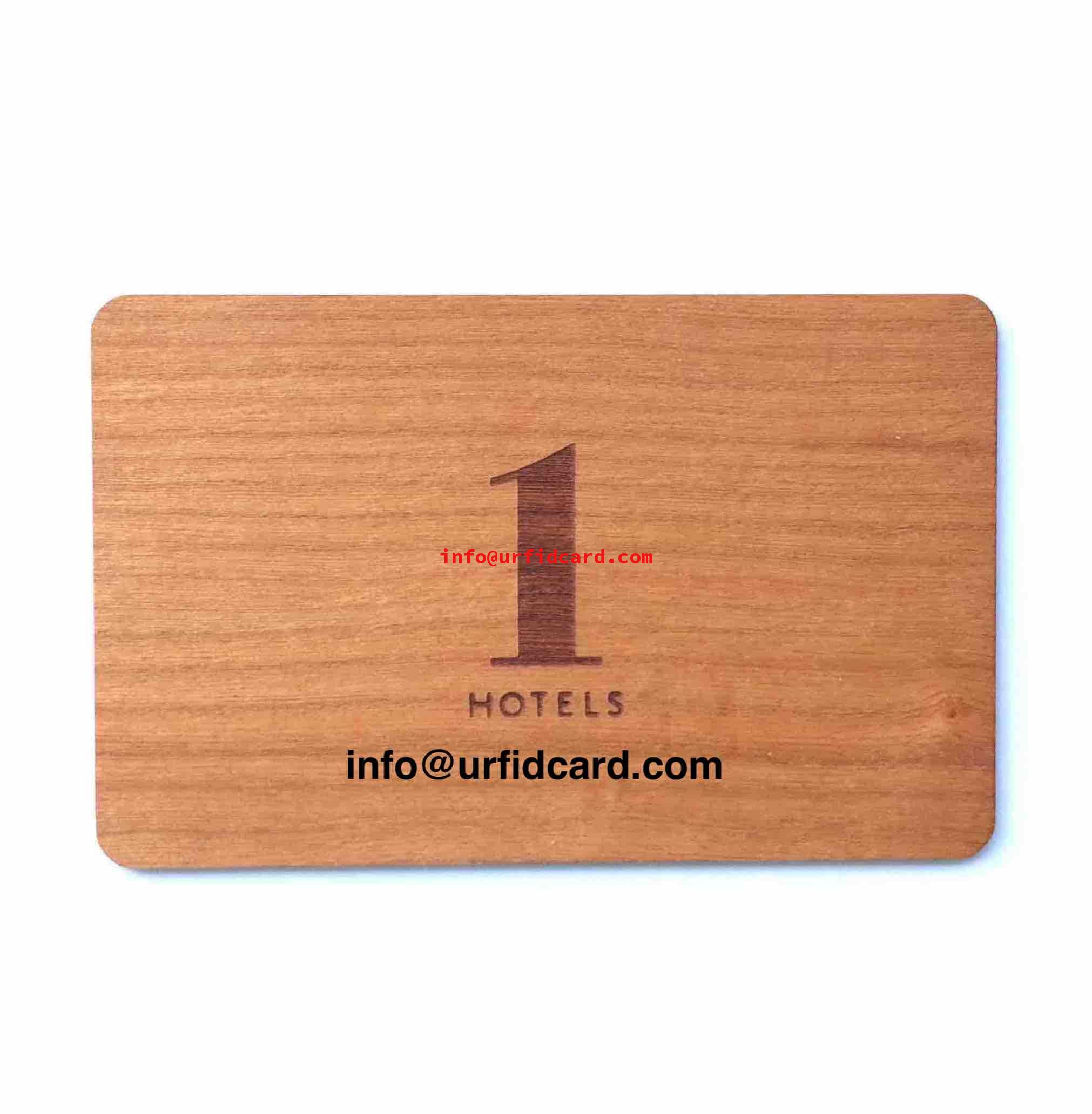 Natural and Ecological Wooden RFID Cards
