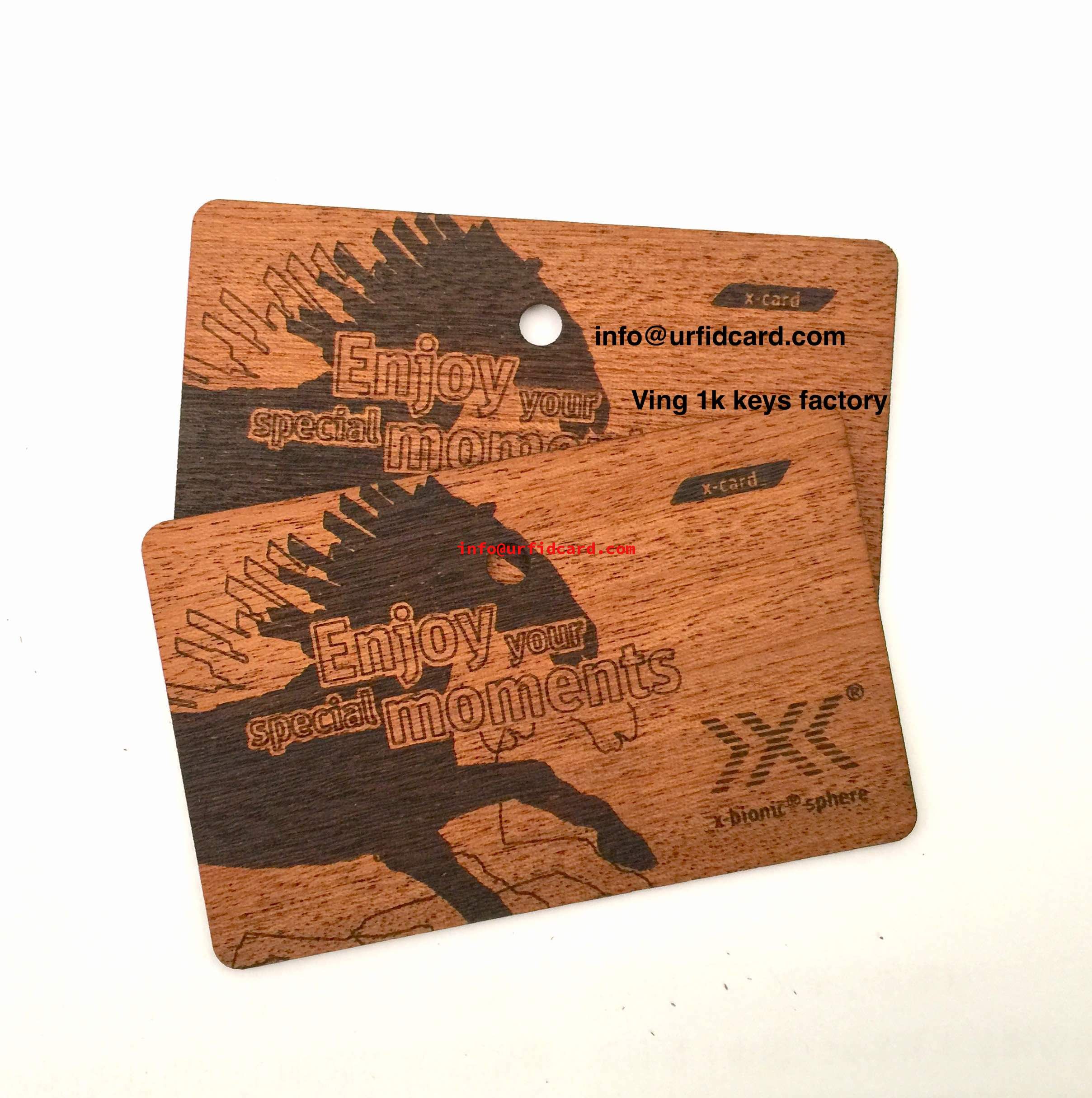 Ving 1K Genuine Chip Eco Friendly Wood Card