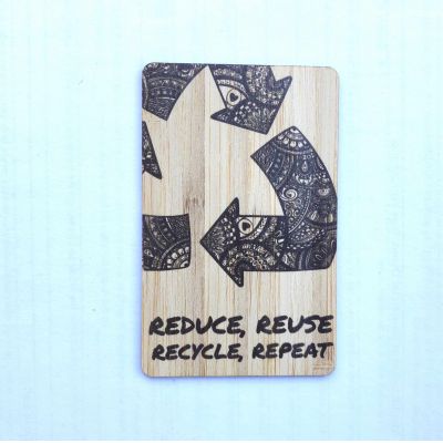 Reuse, Recycled, Repeat and Reduce Eco Hotel Key Cards