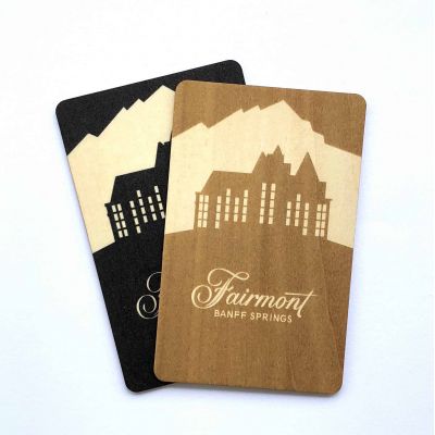 100% Biodegradable Wood Swipe/Contactless Card