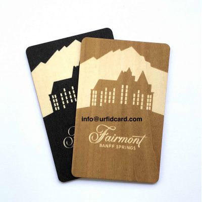 ISO Card CR80 Mifare 1K S50 Proximity Wooden Cards