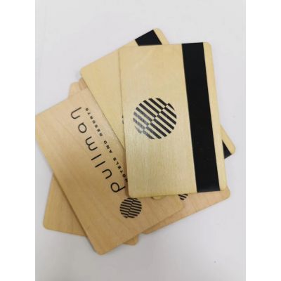 Plastic Free Sustainable Wood Magnetic Stripe Card